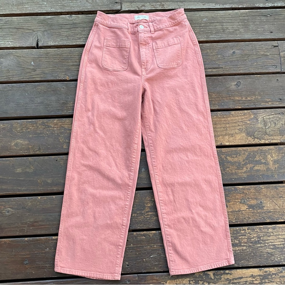 Madewell emmet 2.0 straight leg high waisted pants